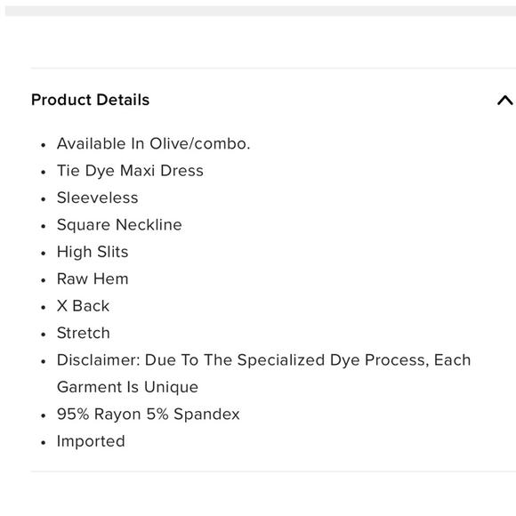 Fashion nova remember me tie dye maxi NWT size LARGE - Picture 5 of 5